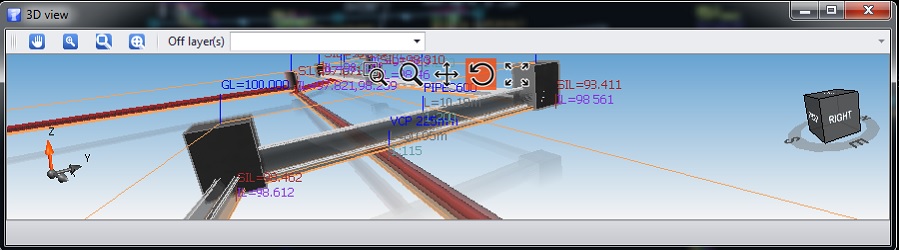 "3D channels and pipes for Drainage, Sewerage and Water reticulation"