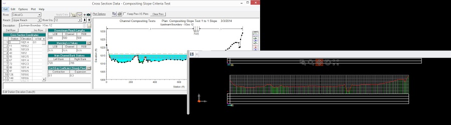 "Import and Export cross section data from and to HEC-RAS"