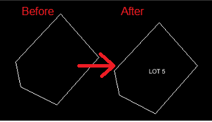 "Draw polygon with area utility"